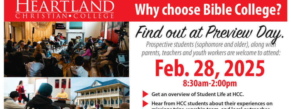 Heartland Christian College Preview Day